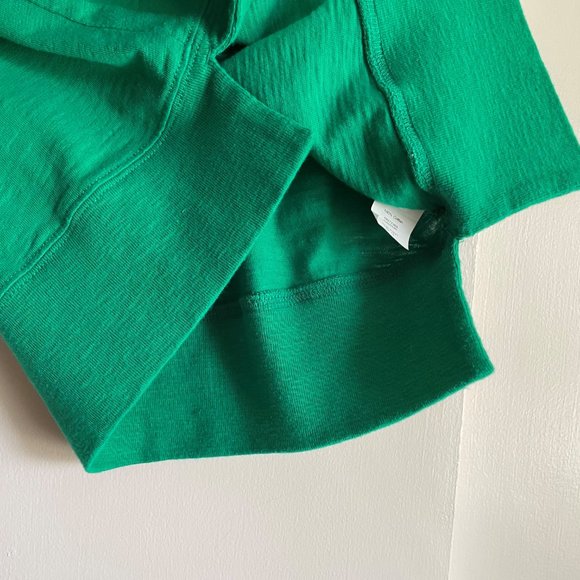 J. Crew Cotton Top 3/4 Long Sleeve Sweatshirt Tee Green Size S - Picture 9 of 9
